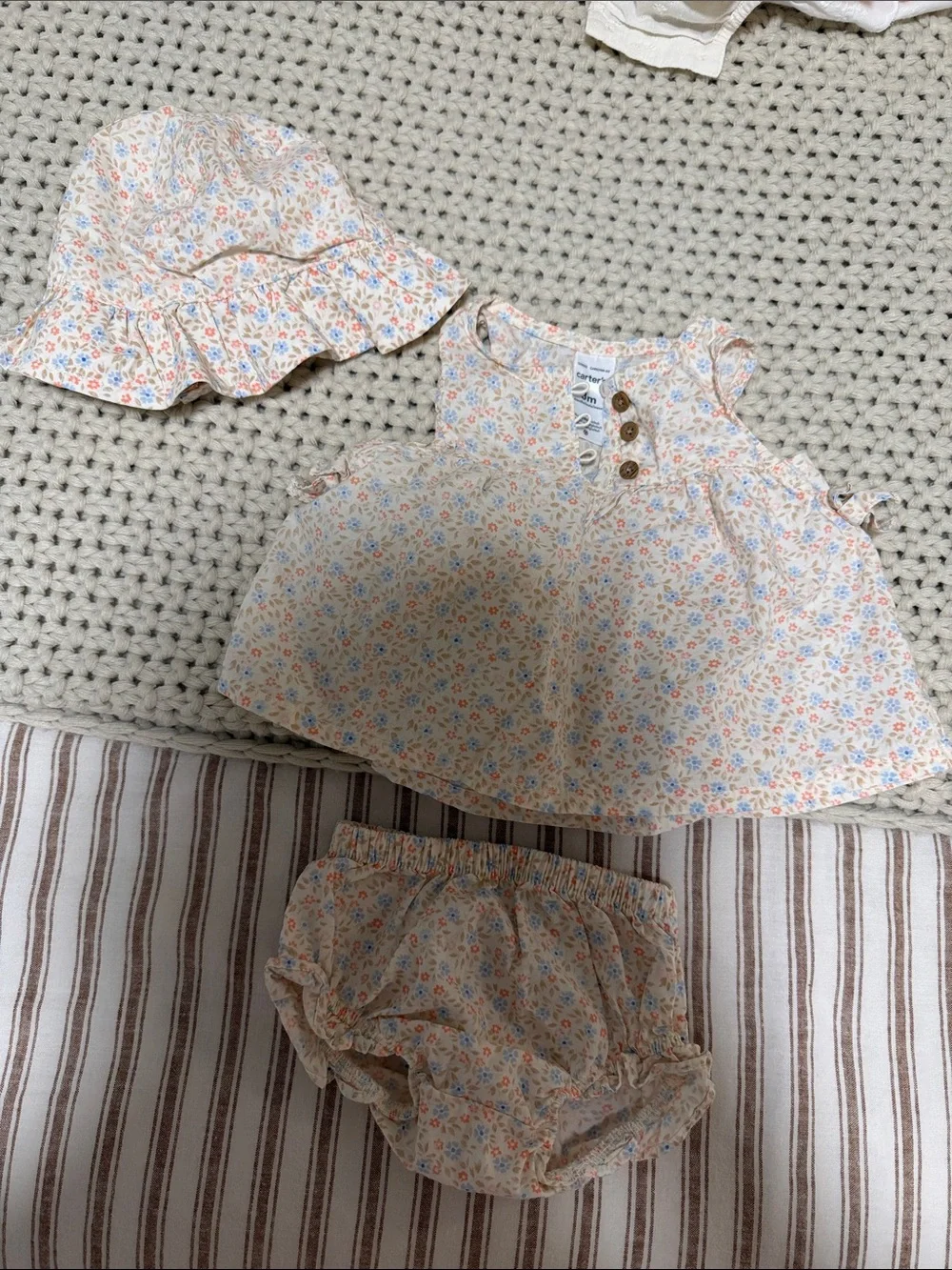 Carters 3m 100% cotton set